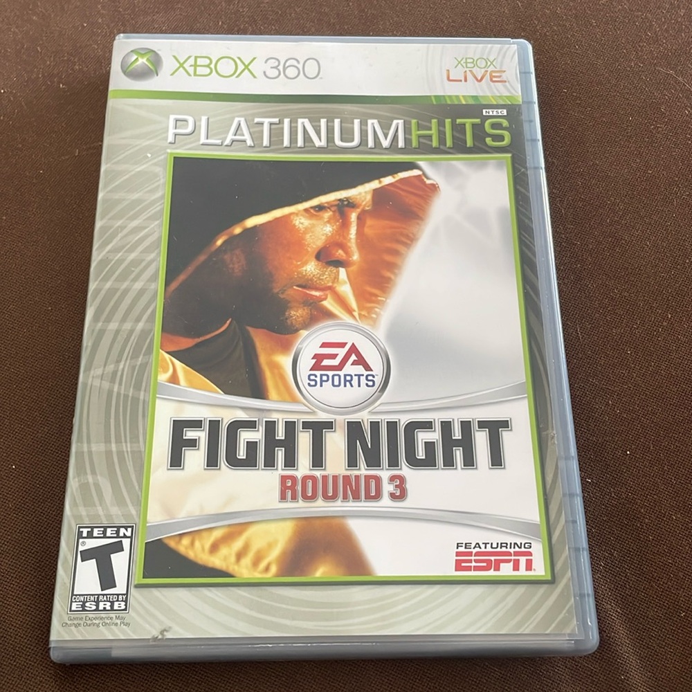 XBOX 360 PLATINUM HITS FIGHT NIGHT ROUND 3